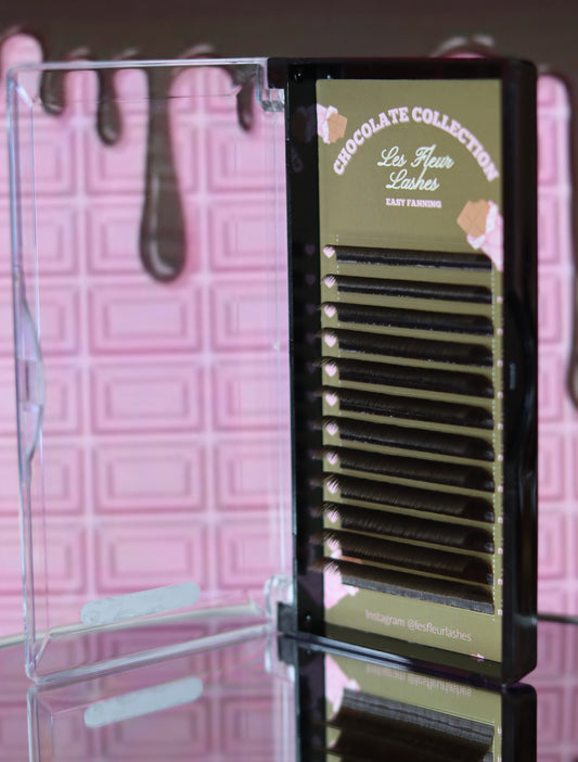 New Collection - CHOCOLATE COLLECTION BROWN EASY FAN TRAYS 0.05