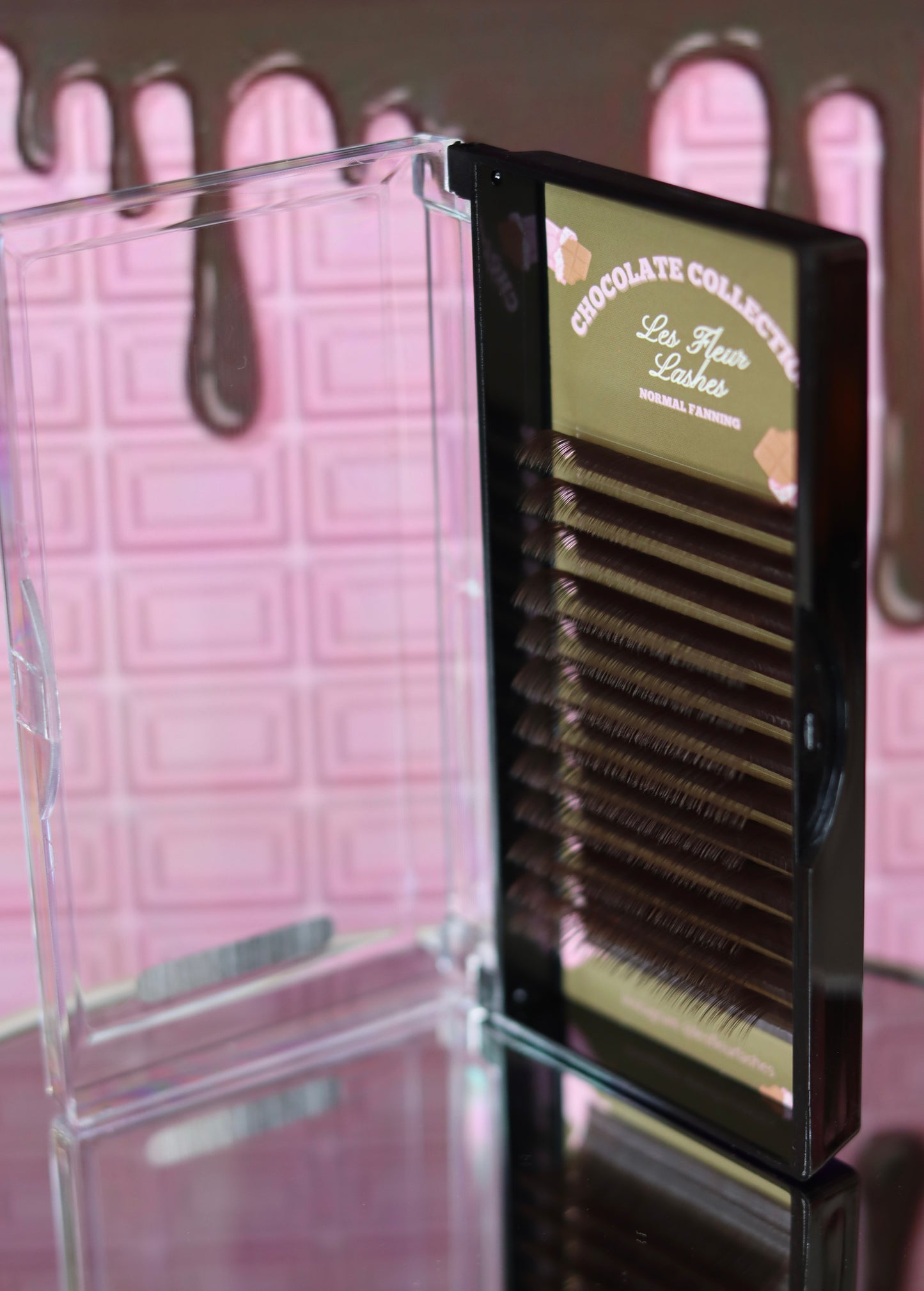 New Collection - BROWN CHOCOLATE NORMAL FANNING TRAYS 0.05